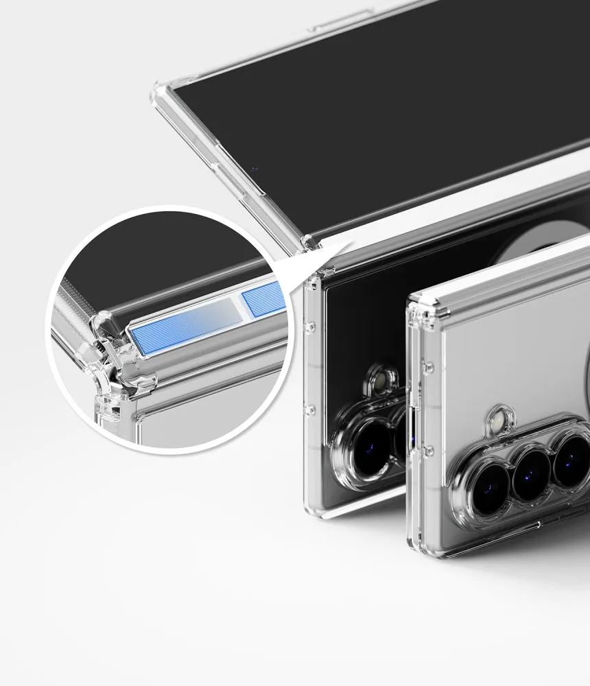Samsung Galaxy Z Fold 8 Ultra suojakuori läpinäkyvä RINGKE FUSION FLAP MAGNETIC MAGSAFE