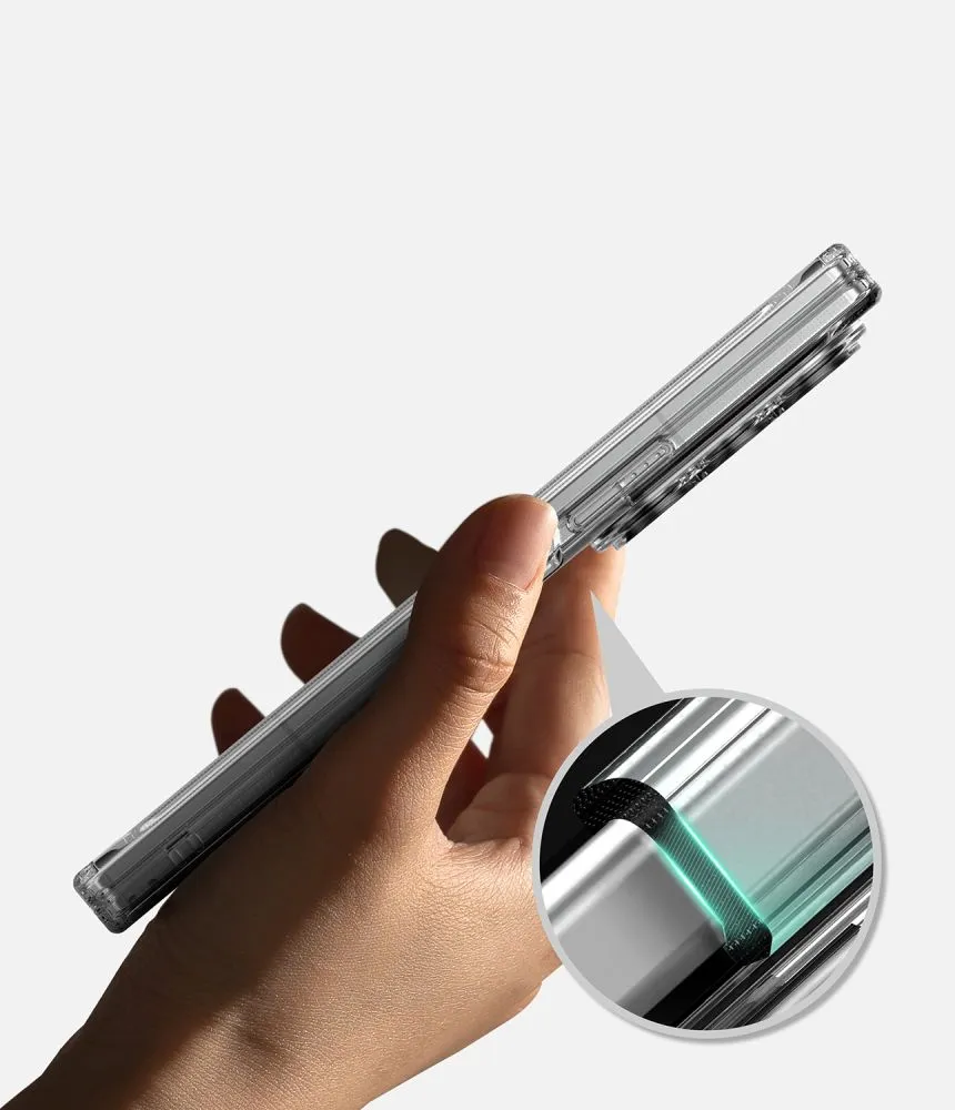 Samsung Galaxy Z Fold 8 Ultra suojakuori läpinäkyvä RINGKE FUSION FLAP MAGNETIC MAGSAFE
