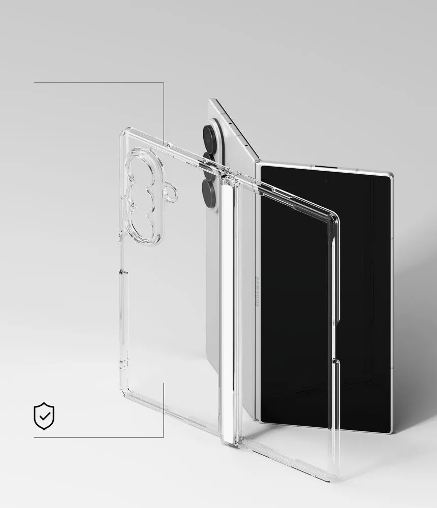 Samsung Galaxy Z Fold 8 Ultra Telefoni kaaned läbipaistev RINGKE FUSION FLAP