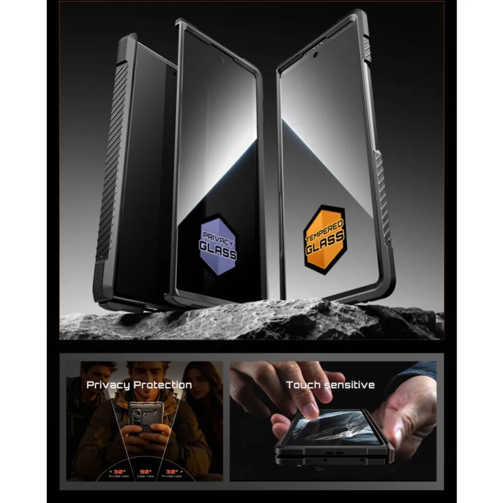 Samsung Galaxy Z Fold 8 Ultra Telefoni kaaned must SUPCASE UB GRIP MAG MAGSAFE 2-SET