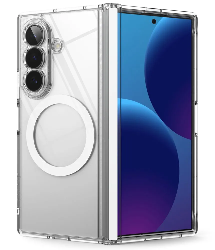 Samsung Galaxy Z Fold 8 Ultra suojakuori läpinäkyvä RINGKE FUSION FLAP MAGNETIC MAGSAFE