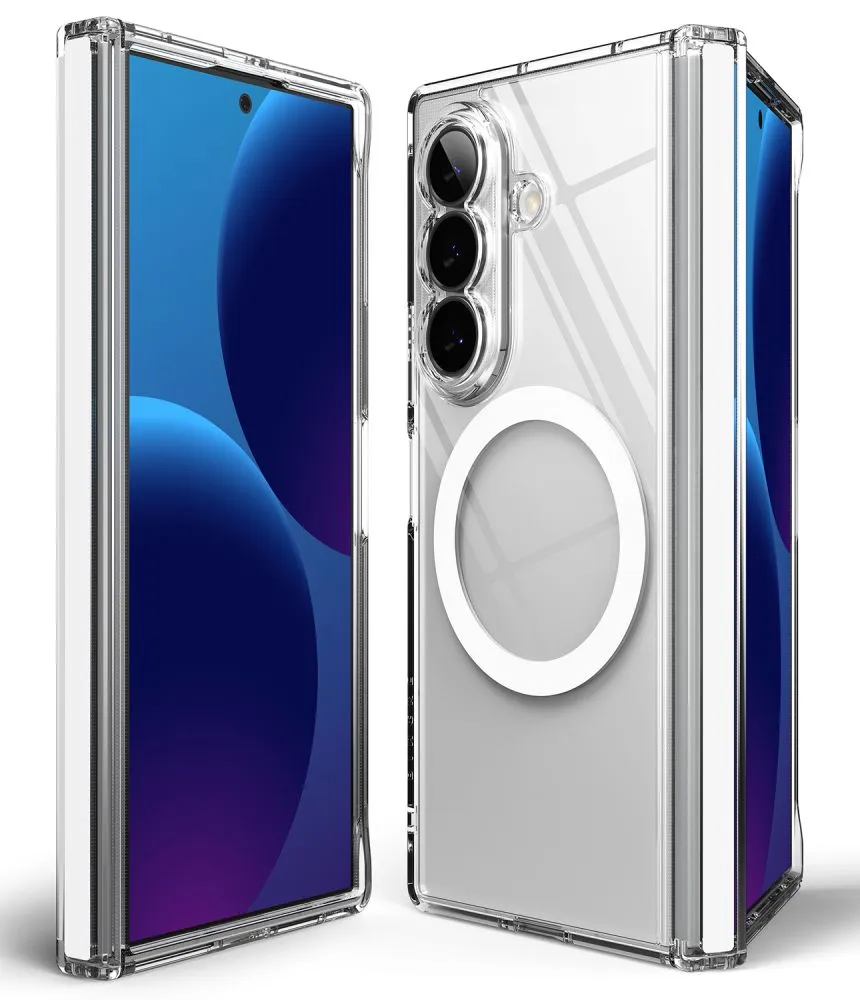 Samsung Galaxy Z Fold 8 Ultra suojakuori läpinäkyvä RINGKE FUSION FLAP MAGNETIC MAGSAFE