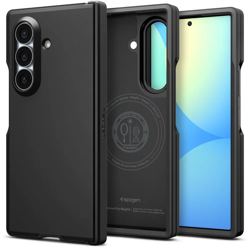 Samsung Galaxy Z Fold 8 Ultra suojakuori musta SPIGEN TOUGH ARMOR PRO MAGSAFE