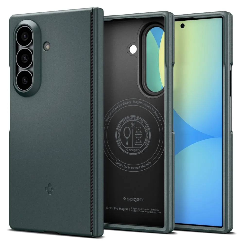 Samsung Galaxy Z Fold 8 Ultra Phone Cover green SPIGEN AIR FIT PRO MAGSAFE