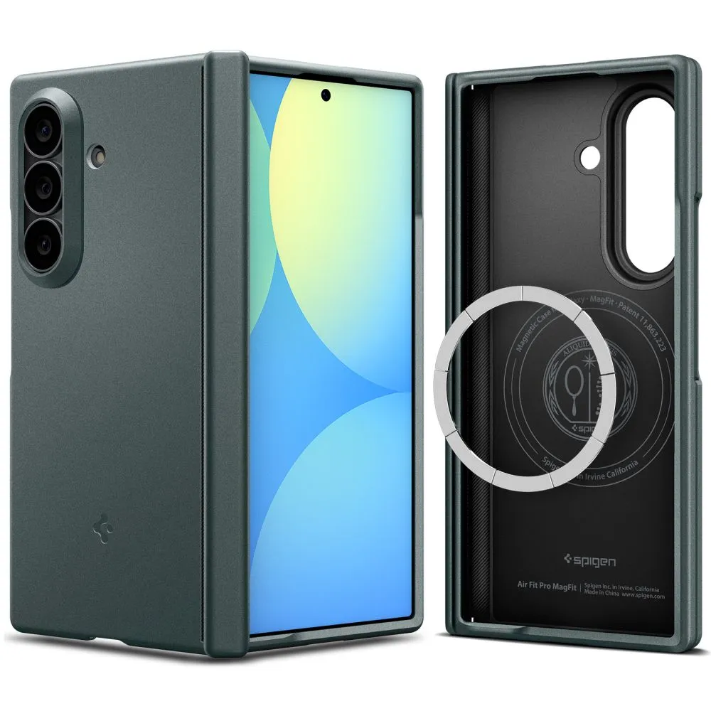Samsung Galaxy Z Fold 8 Ultra skal grön SPIGEN AIR FIT PRO MAGSAFE