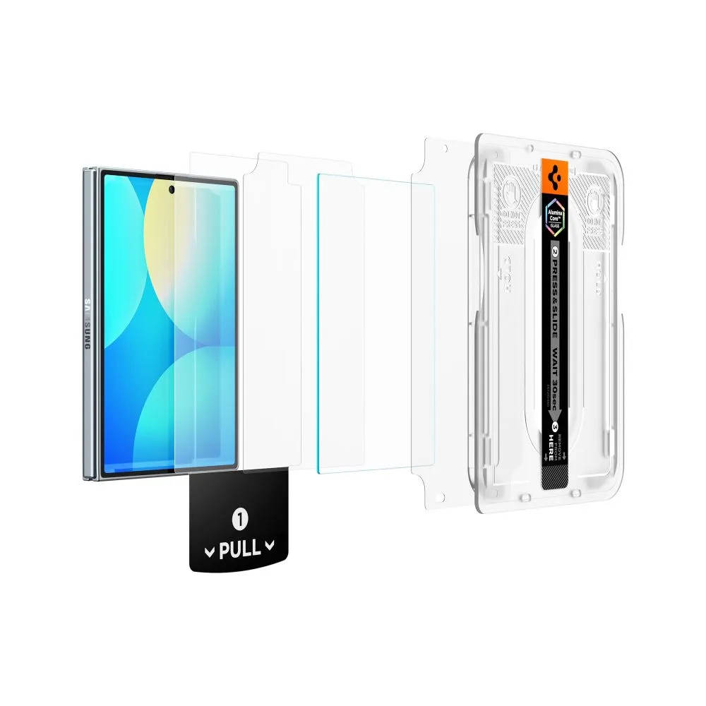 Samsung Galaxy Z Fold 8 Ekraanikaitsed SPIGEN GLAS.TR EZ FIT PRO AC 2-PACK