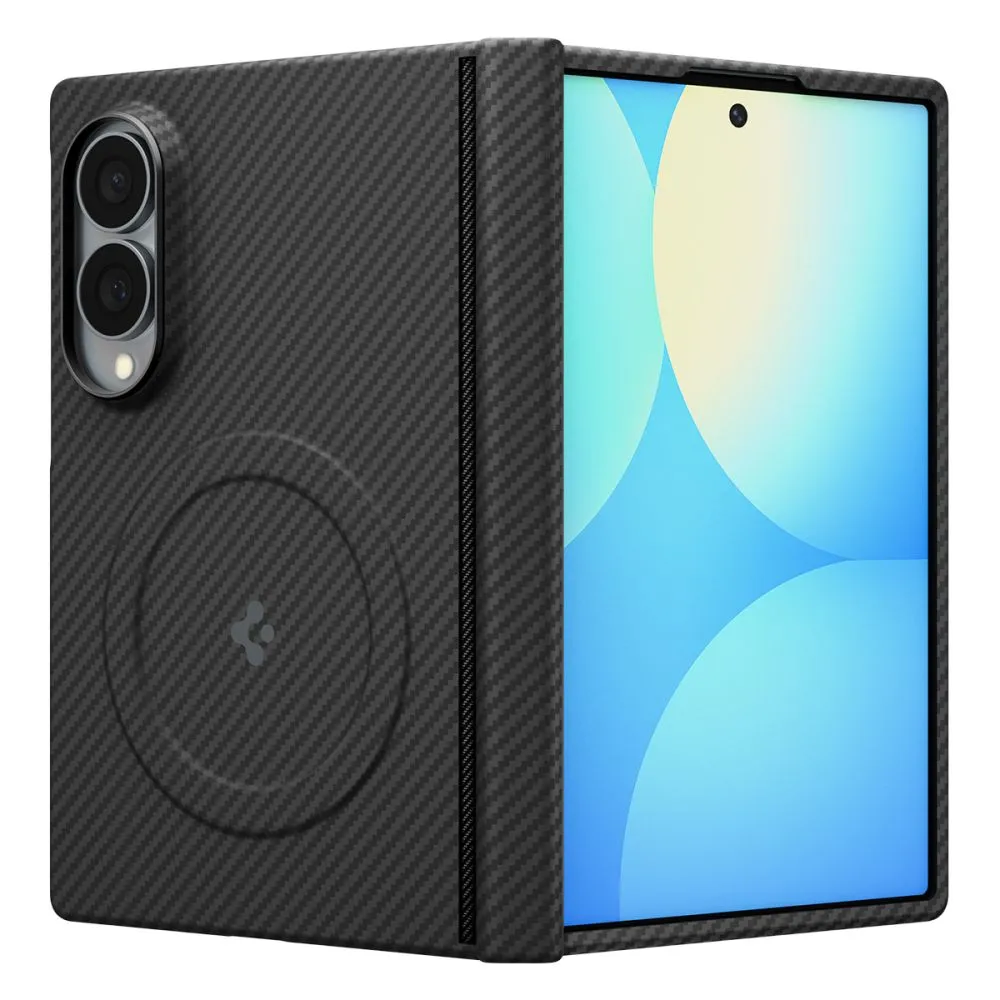 Samsung Galaxy Z Fold 8 Telefoni kaaned must SPIGEN AIRSKIN ARAMID MAGSAFE