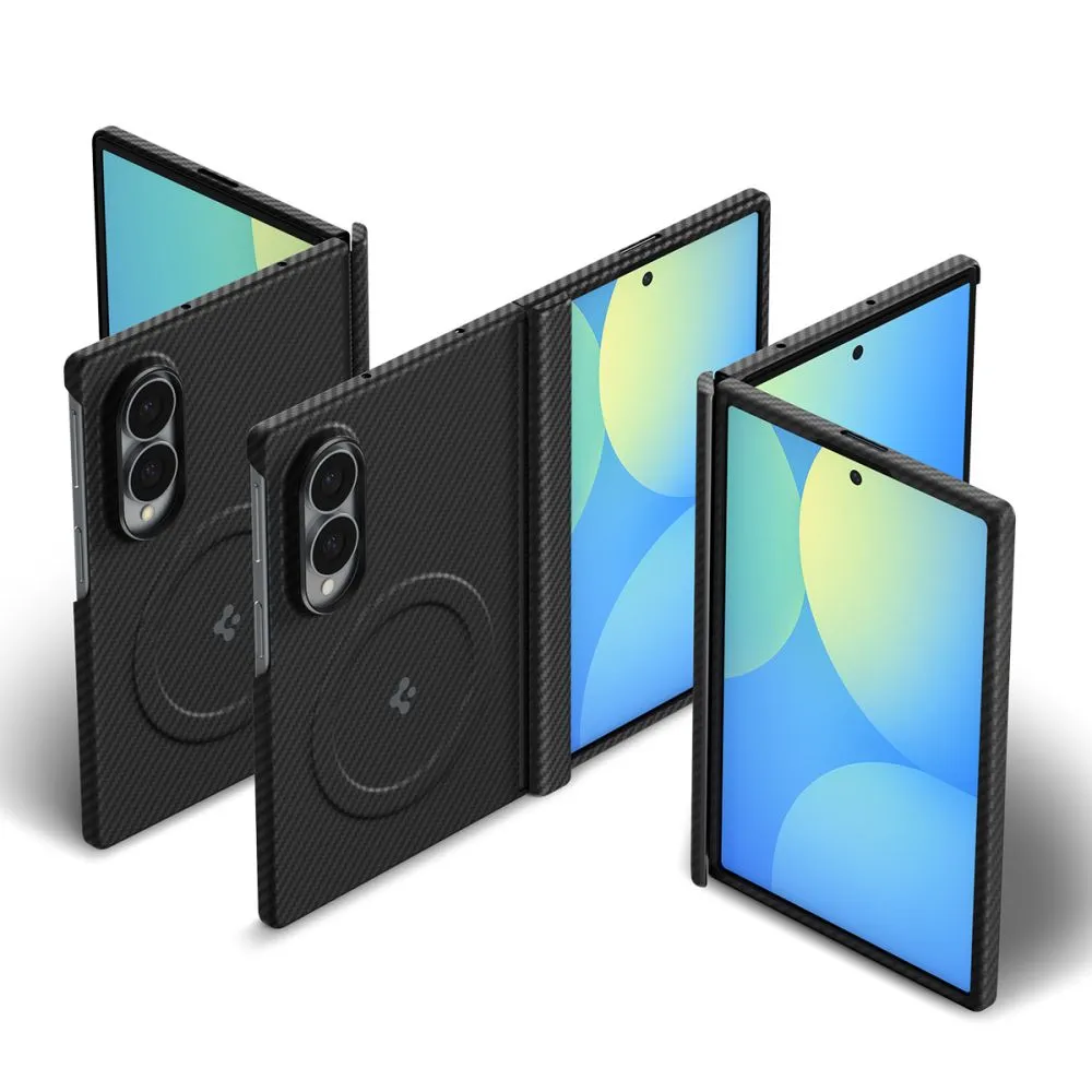 Samsung Galaxy Z Fold 8 Telefoni kaaned must SPIGEN AIRSKIN ARAMID MAGSAFE