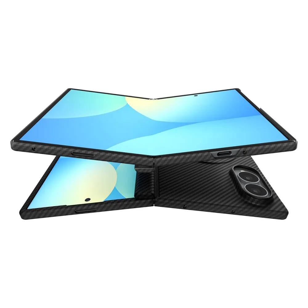 Samsung Galaxy Z Fold 8 Telefoni kaaned must SPIGEN AIRSKIN ARAMID MAGSAFE