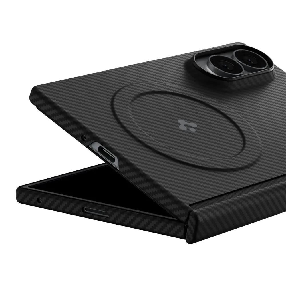 Samsung Galaxy Z Fold 8 Telefoni kaaned must SPIGEN AIRSKIN ARAMID MAGSAFE