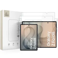 Galaxy Z Galaxy Z Fold 8 skärmskydd TECH-PROTECT EASY SET FOIL & GLASS FIT+ 4IN1 Samsung Galaxy Z Fold 8