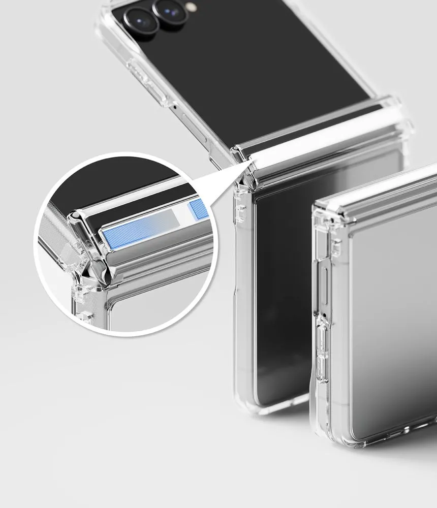 Samsung Galaxy Z Flip 8 Telefona vāciņš caurspīdīgs RINGKE FUSION FLAP