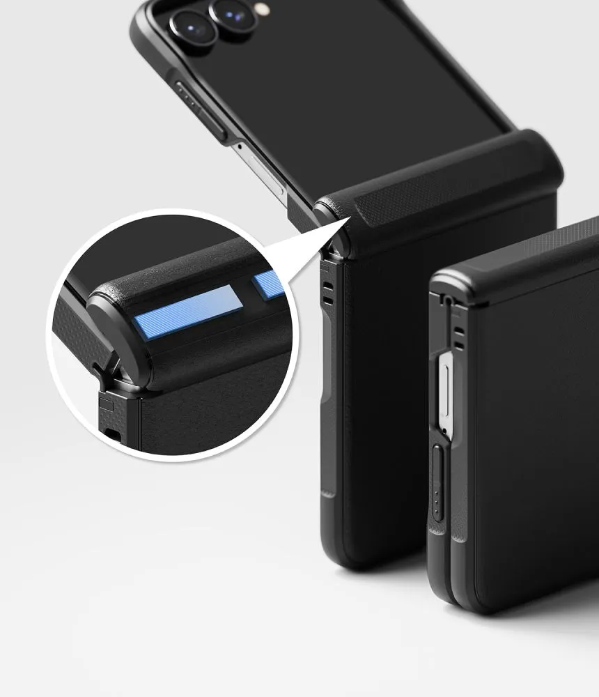 Samsung Galaxy Z Flip 8 Telefoni kaaned must RINGKE ONYX FLAP