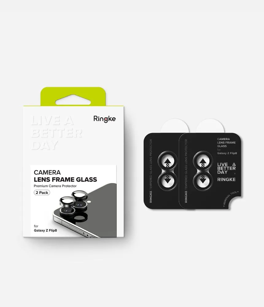 Samsung Galaxy Z Flip 8 RINGKE CAMERA FRAME 2-PACK Telefona maciņi un vāciņi 