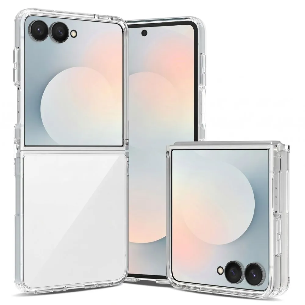 Samsung Galaxy Z Flip 8 Phone Cover transparent TECH-PROTECT FLEXAIR HYBRID