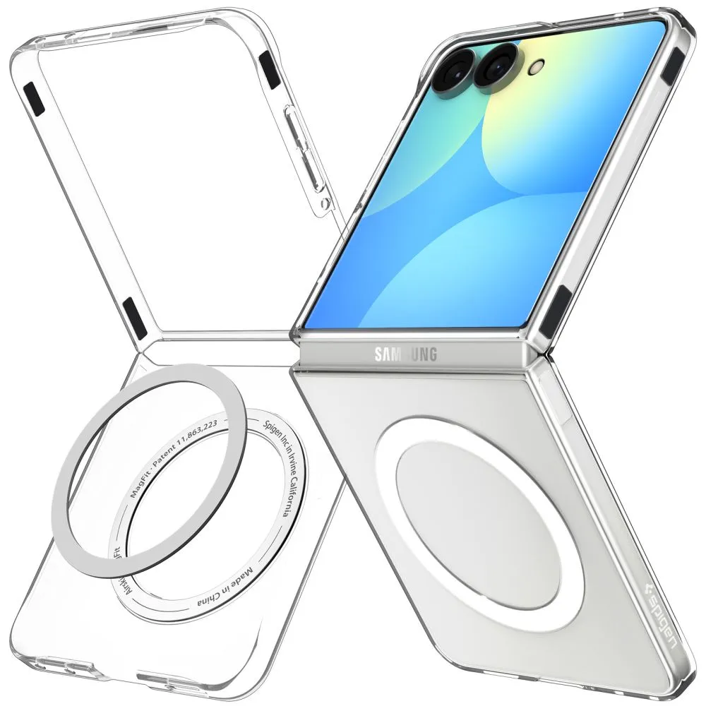Samsung Galaxy Z Flip 8 Telefoni kaaned läbipaistev SPIGEN AIRSKIN MAGSAFE