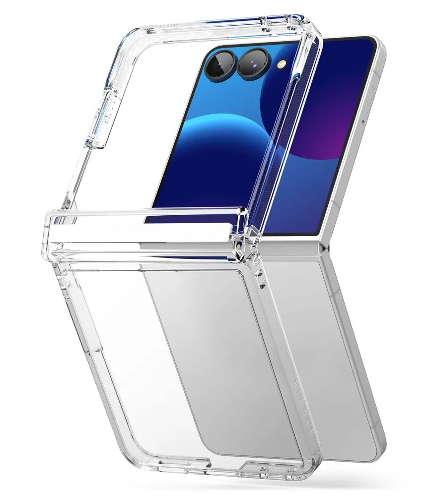 Samsung Galaxy Z Flip 8 Telefona vāciņš caurspīdīgs RINGKE FUSION FLAP