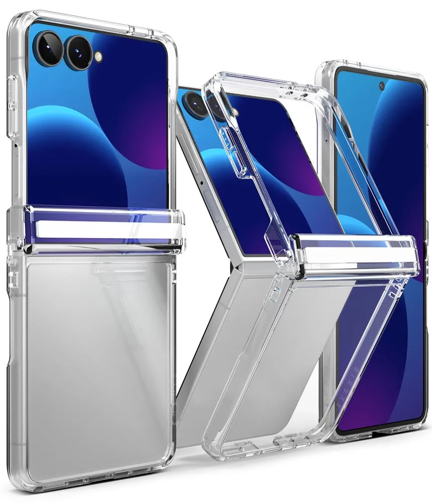 Samsung Galaxy Z Flip 8 Telefona vāciņš caurspīdīgs RINGKE FUSION FLAP