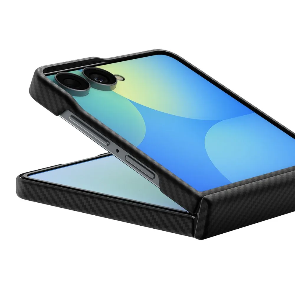 Samsung Galaxy Z Flip 8 чехол черный SPIGEN AIRSKIN ARAMID MAGSAFE