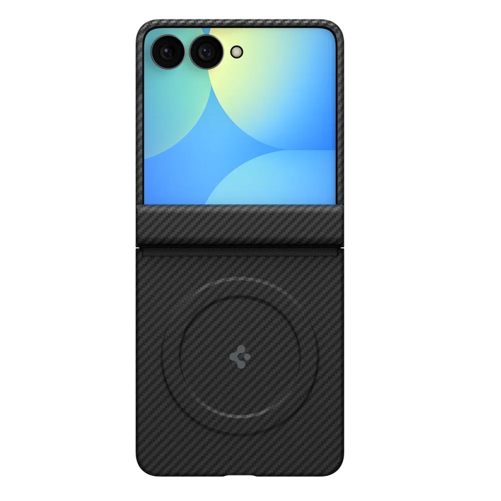 Samsung Galaxy Z Flip 8 чехол черный SPIGEN AIRSKIN ARAMID MAGSAFE