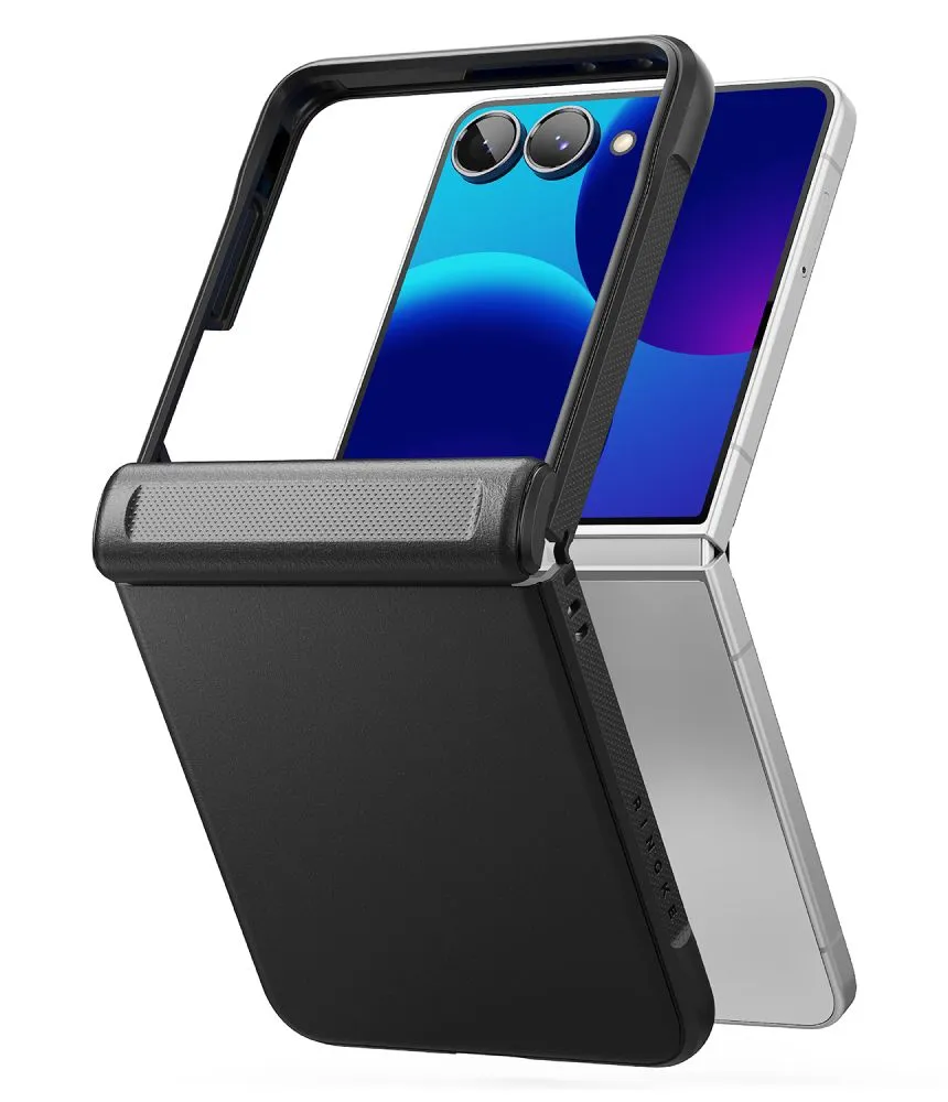 Samsung Galaxy Z Flip 8 Telefoni kaaned must RINGKE ONYX FLAP