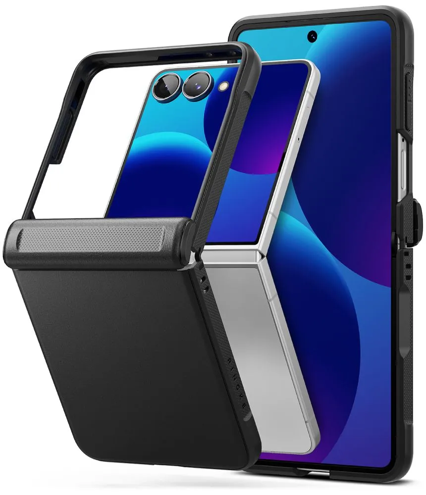Samsung Galaxy Z Flip 8 Telefoni kaaned must RINGKE ONYX FLAP