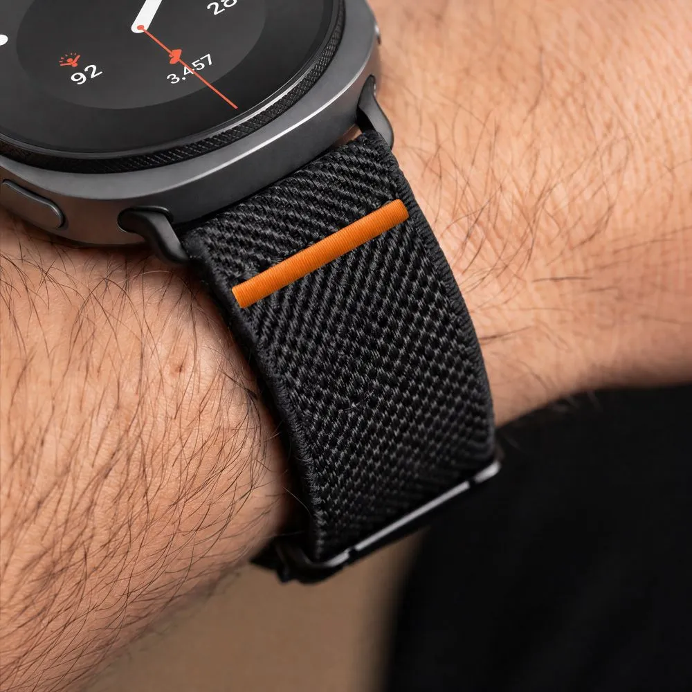 Samsung Galaxy Watch Ultra 2 (47mm) Viedpulksteņu siksniņas melns TECH-PROTECT NYLON CLASP