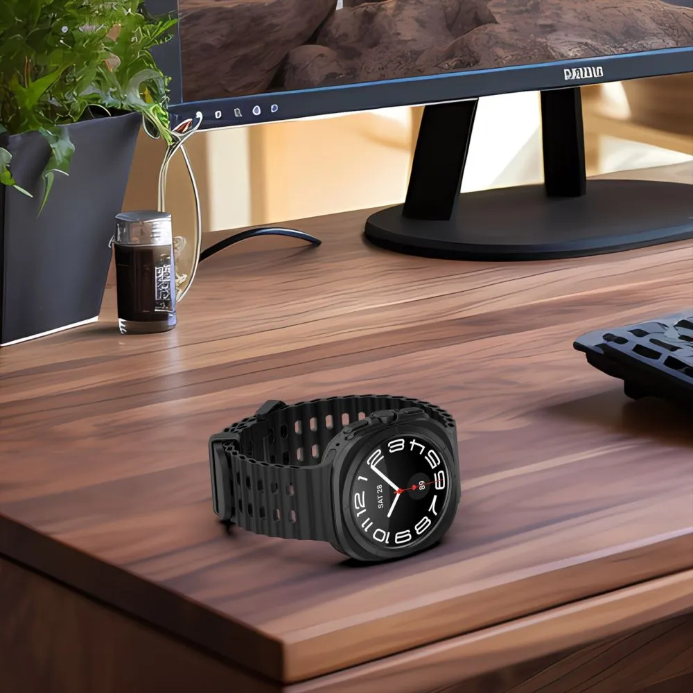 Samsung Galaxy Watch Ultra 2 (47mm) Armband för smartklockor grön TECH-PROTECT ICONBAND PRO