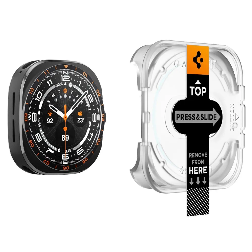 Samsung Galaxy Watch Ultra 2 (47mm) Tempered glass SPIGEN GLAS.TR EZ-FIT AC 2-PACK 2026 (47 MM)