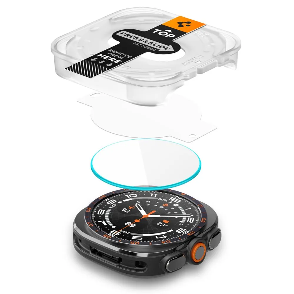 Samsung Galaxy Watch Ultra 2 (47mm) Tempered glass  SPIGEN GLAS.TR EZ-FIT AC 2-PACK 2026 (47 MM)