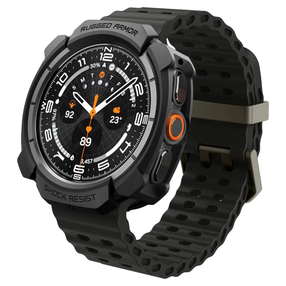 Samsung Galaxy Watch Ultra 2 (47mm) Kaitseümbrised ja kotid must SPIGEN RUGGED ARMOR 2026 (47 MM)