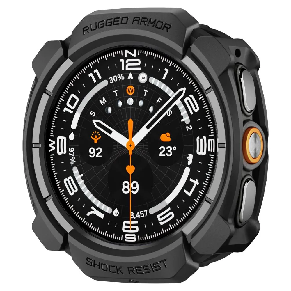 Samsung Galaxy Watch Ultra 2 (47mm) Kaitseümbrised ja kotid must SPIGEN RUGGED ARMOR 2026 (47 MM)