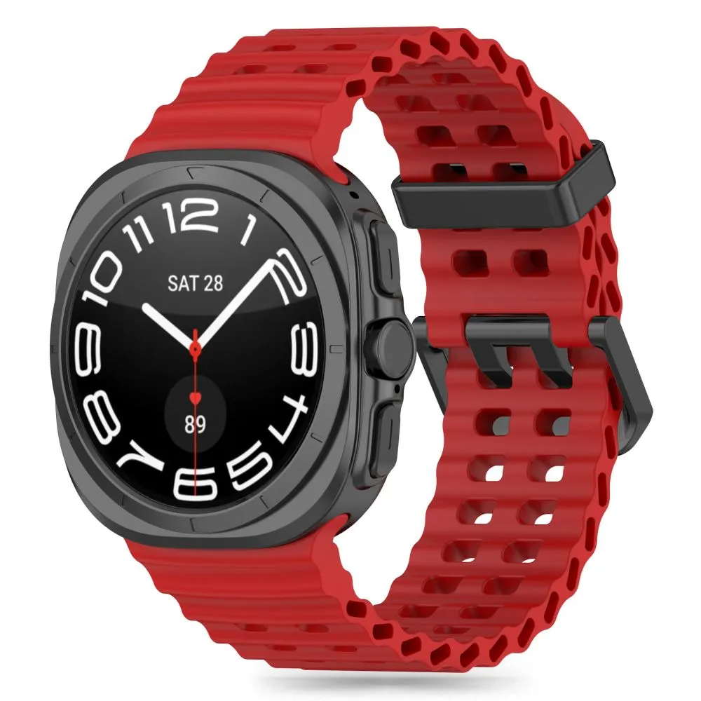 Samsung Galaxy Watch Ultra 2 (47mm) Nutikellade rihmad punane TECH-PROTECT ICONBAND PRO