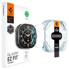Galaxy Watch Galaxy Watch Ultra 2 (47mm) Tempered glass SPIGEN GLAS.TR EZ-FIT AC 2-PACK Samsung Galaxy Watch Ultra 2 2026 (47 MM)