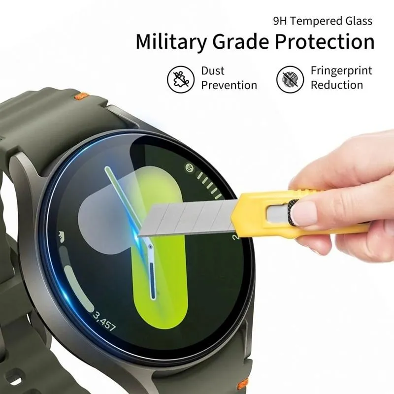 Samsung Galaxy Watch 9 Tempered glass  TECH-PROTECT GLASS FIT+ 2-PACK (44 MM)