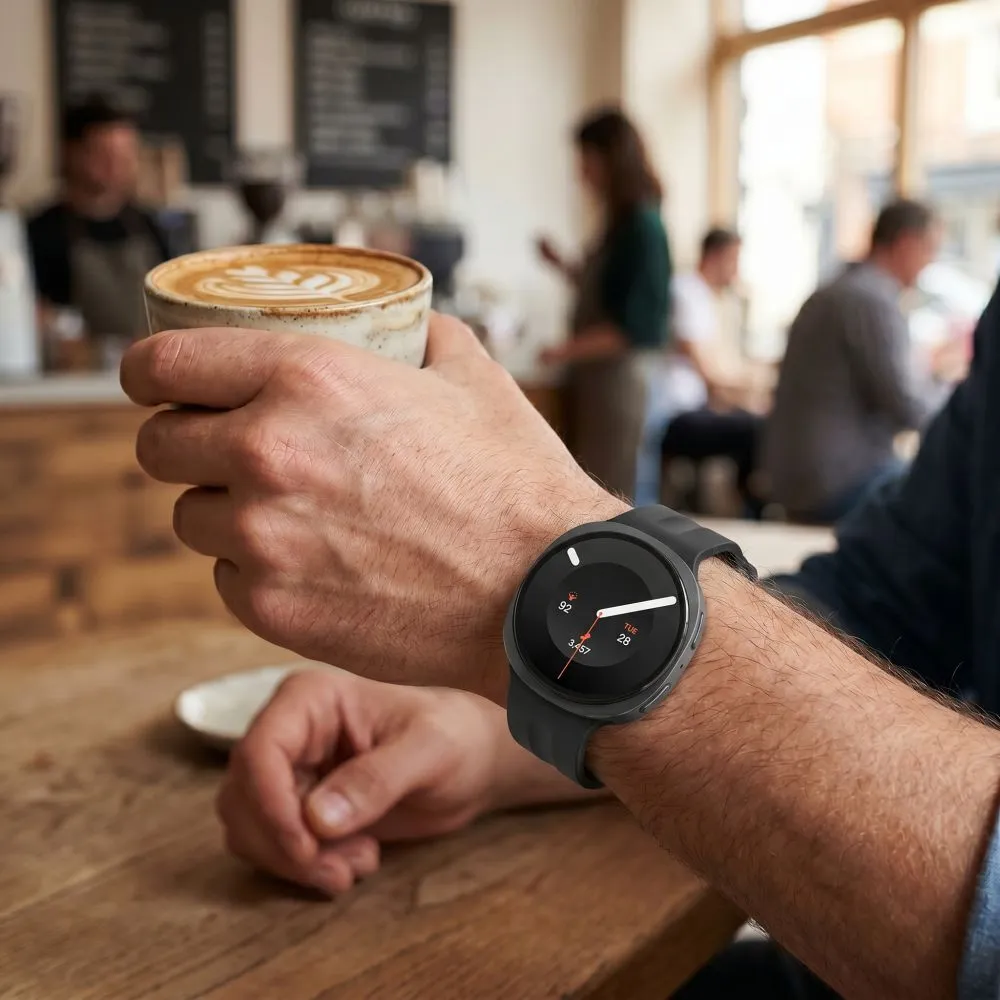 Samsung Galaxy Watch 9 Classic Nutikellade rihmad must TECH-PROTECT SILICONE EVO (40 / 44 46 MM)