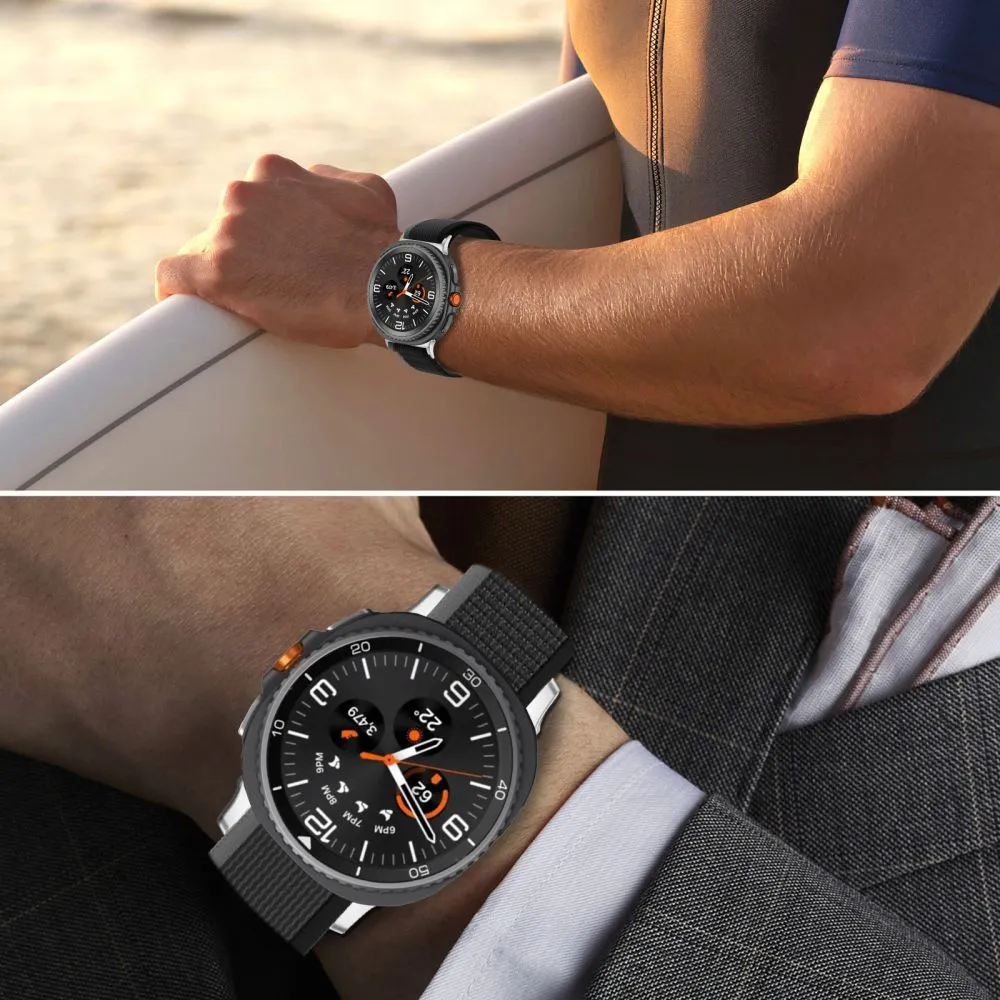 Samsung Galaxy Watch 9 Älykellon rannekkeet  TECH-PROTECT NYLON STRIPE (40/44/46 MM)