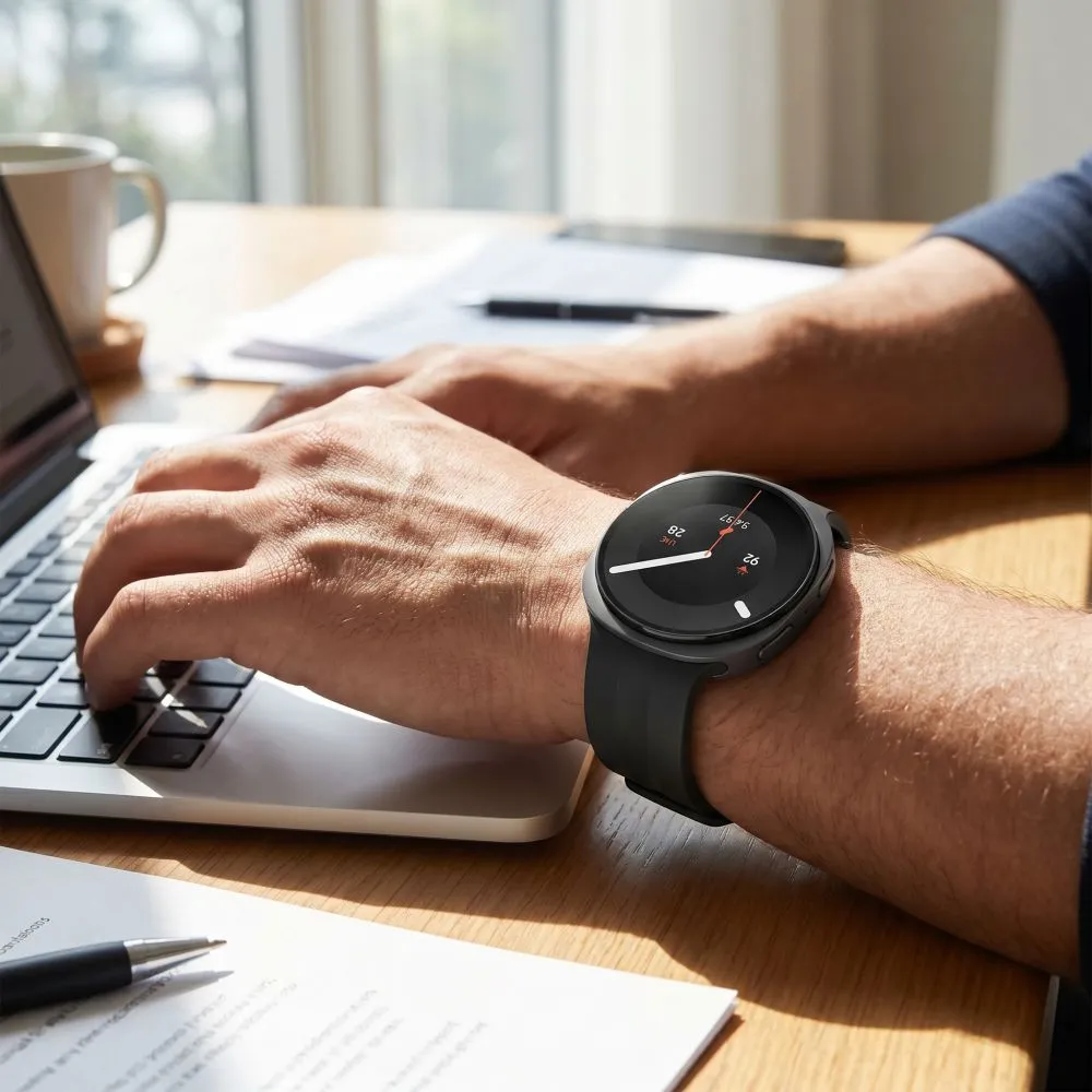 Samsung Galaxy Watch 9 Nutikellade rihmad must TECH-PROTECT SILICONE EVO (40 / 44 46 MM)