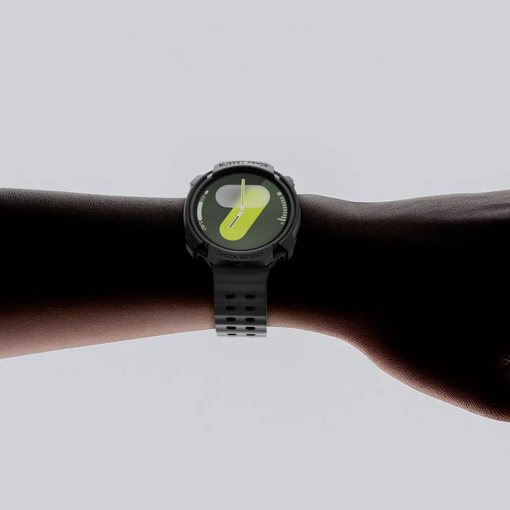 Samsung Galaxy Watch 9 Kaitseümbrised ja kotid must SPIGEN RUGGED ARMOR (44 MM)