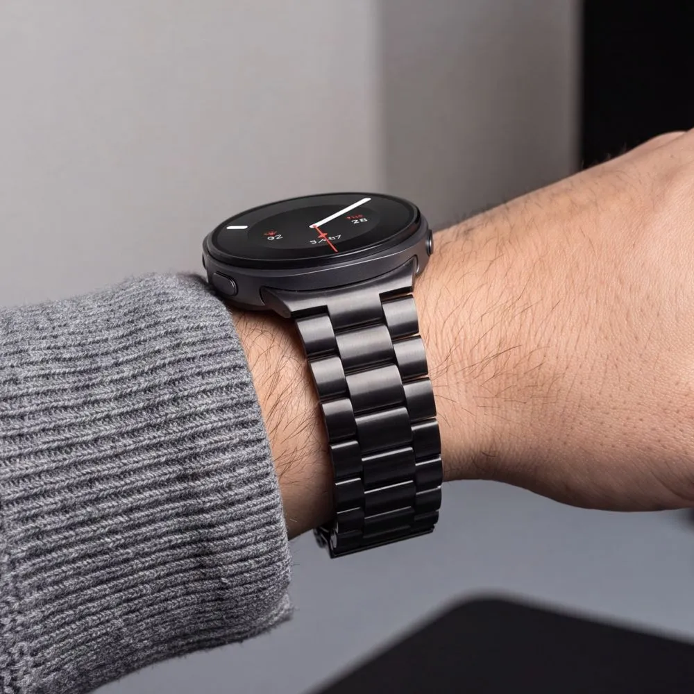 Samsung Galaxy Watch 9 Viedpulksteņu siksniņas melns TECH-PROTECT STAINLESS (40/44/46 MM)
