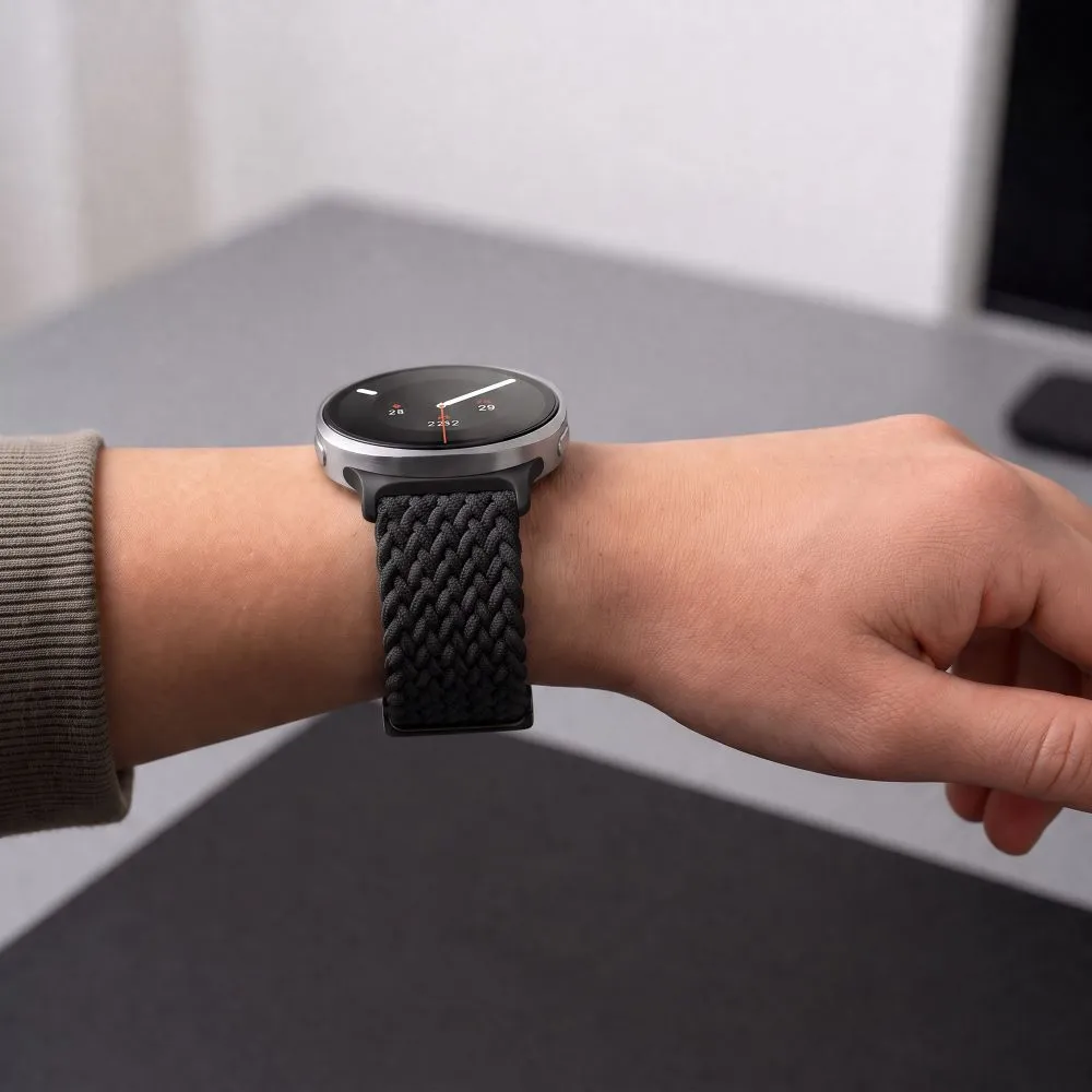 Samsung Galaxy Watch 9 Nutikellade rihmad must TECH-PROTECT NYLONMAG (40/44/46 MM)
