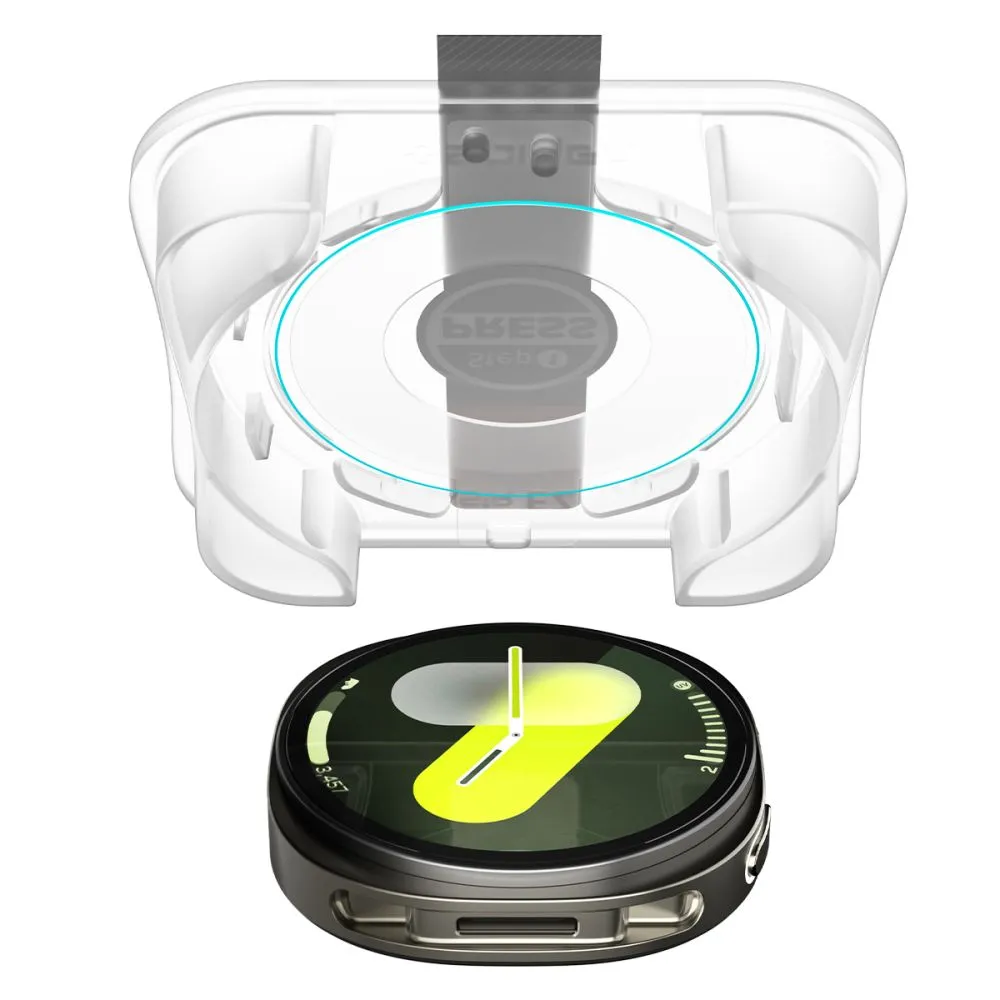 Samsung Galaxy Watch 9 Tempered glass  SPIGEN GLAS.TR ”EZ-FIT” 2-PACK (44 MM)
