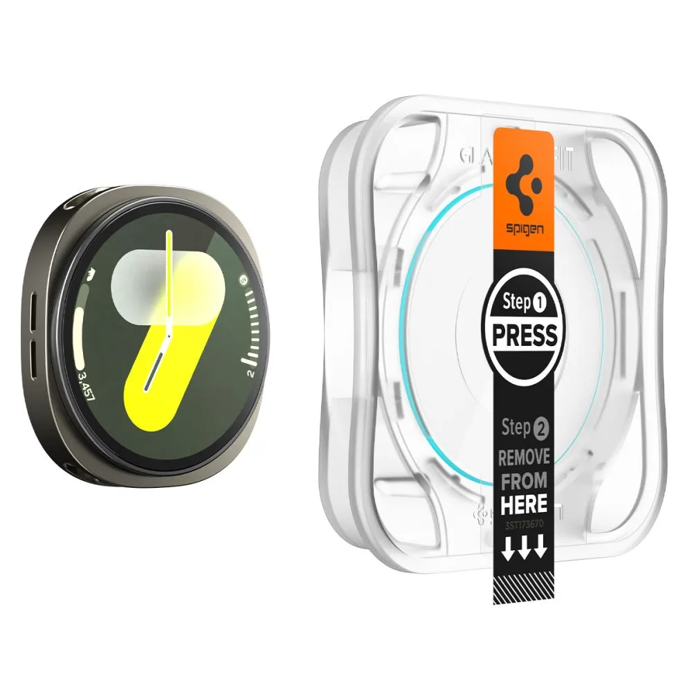 Samsung Galaxy Watch 9 Tempered glass  SPIGEN GLAS.TR ”EZ-FIT” 2-PACK (40 MM)