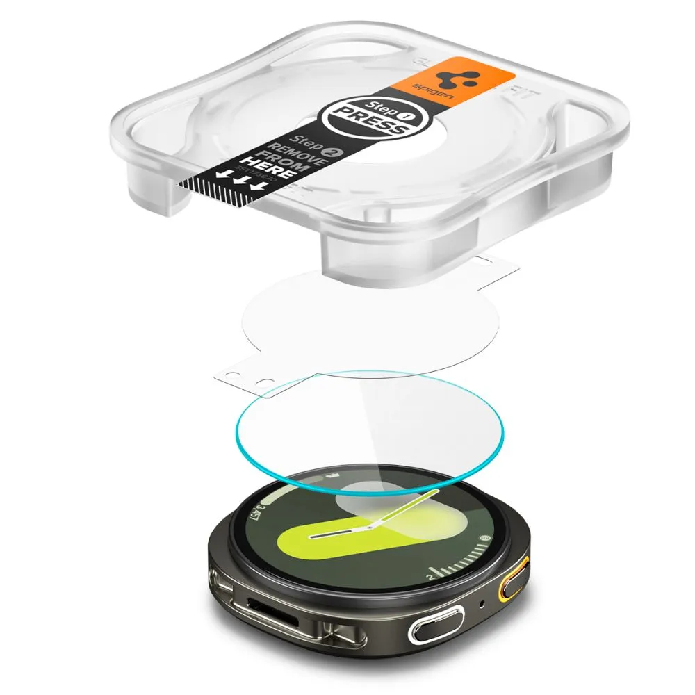 Samsung Galaxy Watch 9 Tempered glass  SPIGEN GLAS.TR ”EZ-FIT” 2-PACK (40 MM)