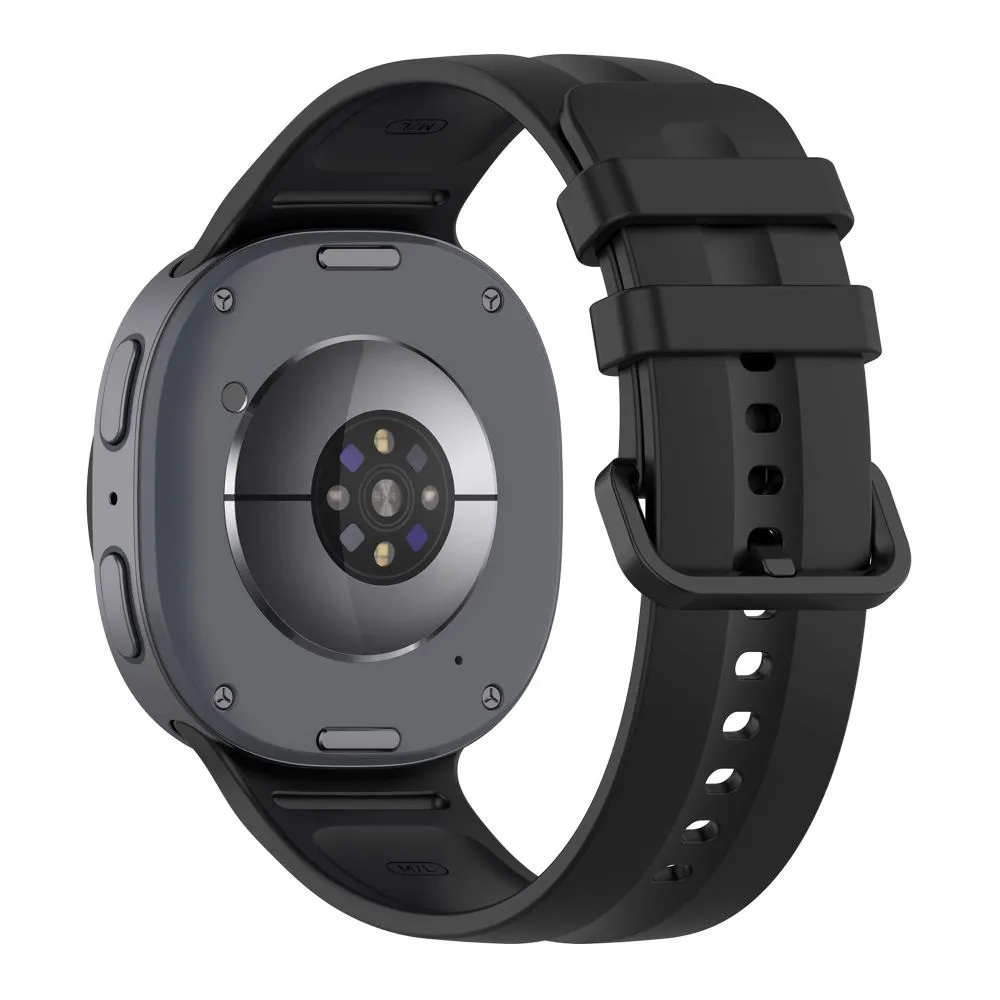 Samsung Galaxy Watch 9 Nutikellade rihmad must TECH-PROTECT SILICONE EVO (40 / 44 46 MM)