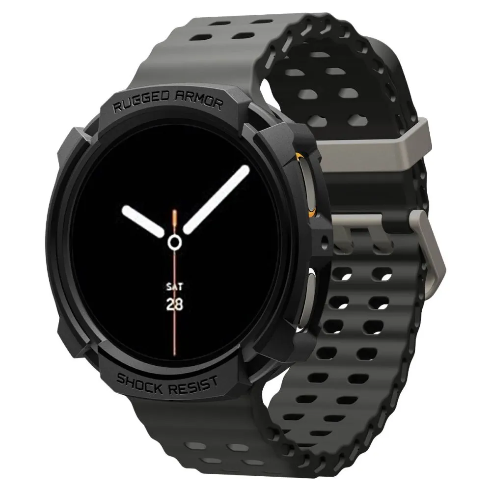 Samsung Galaxy Watch 9 Kaitseümbrised ja kotid must SPIGEN RUGGED ARMOR (40 MM)