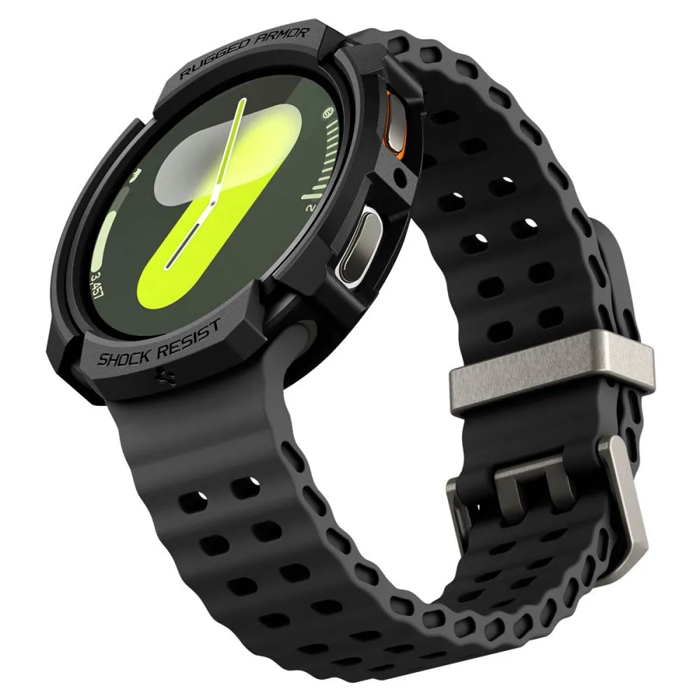 Samsung Galaxy Watch 9 Kaitseümbrised ja kotid must SPIGEN RUGGED ARMOR (44 MM)