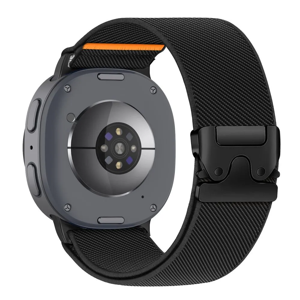 Samsung Galaxy Watch 9 Išmaniojo laikrodžių dirželiai Juoda TECH-PROTECT NYLON CLASP (40/44/46 MM)