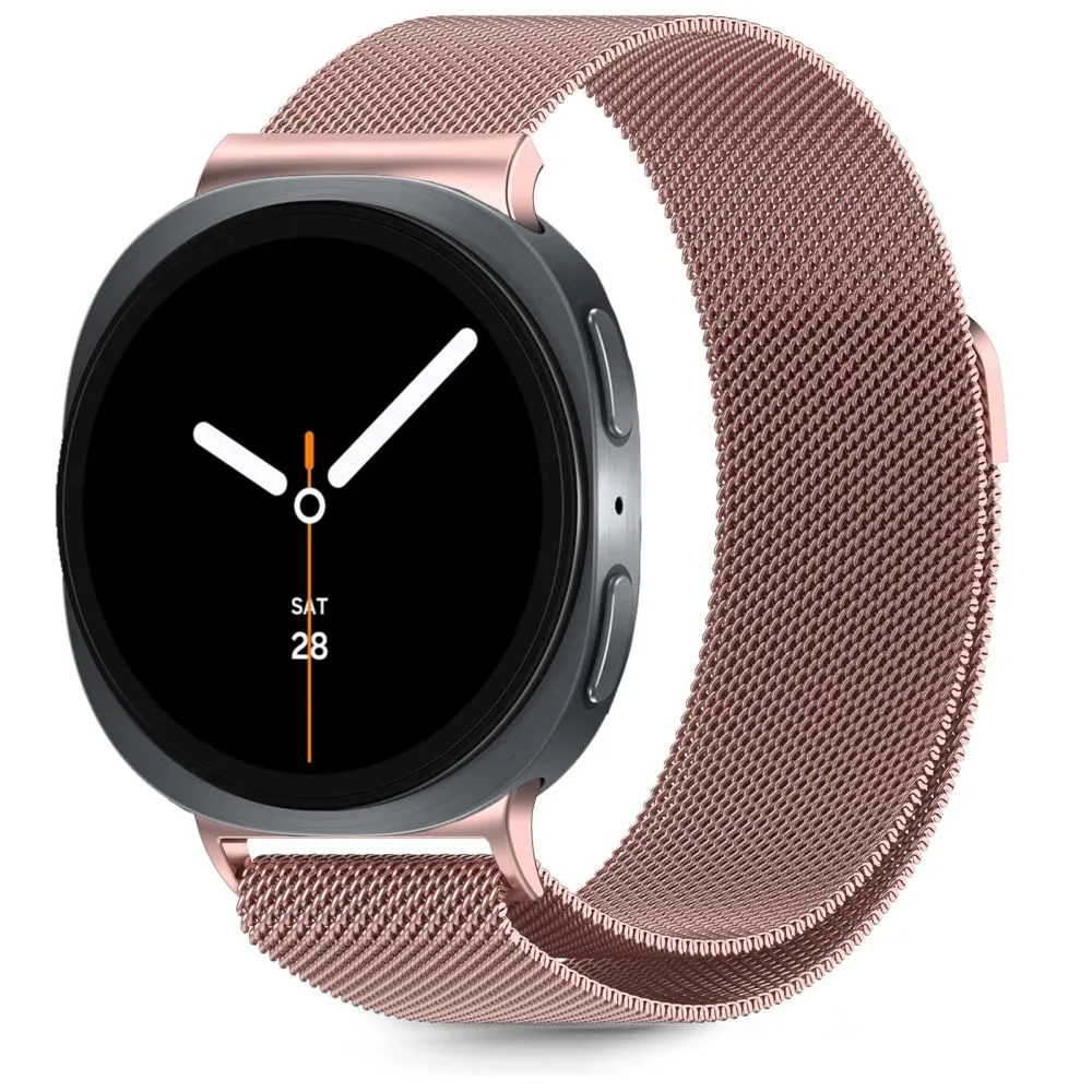 Samsung Galaxy Watch 9 Smartwatch Bands pink gold TECH-PROTECT MILANESEBAND (40/44/46 MM)