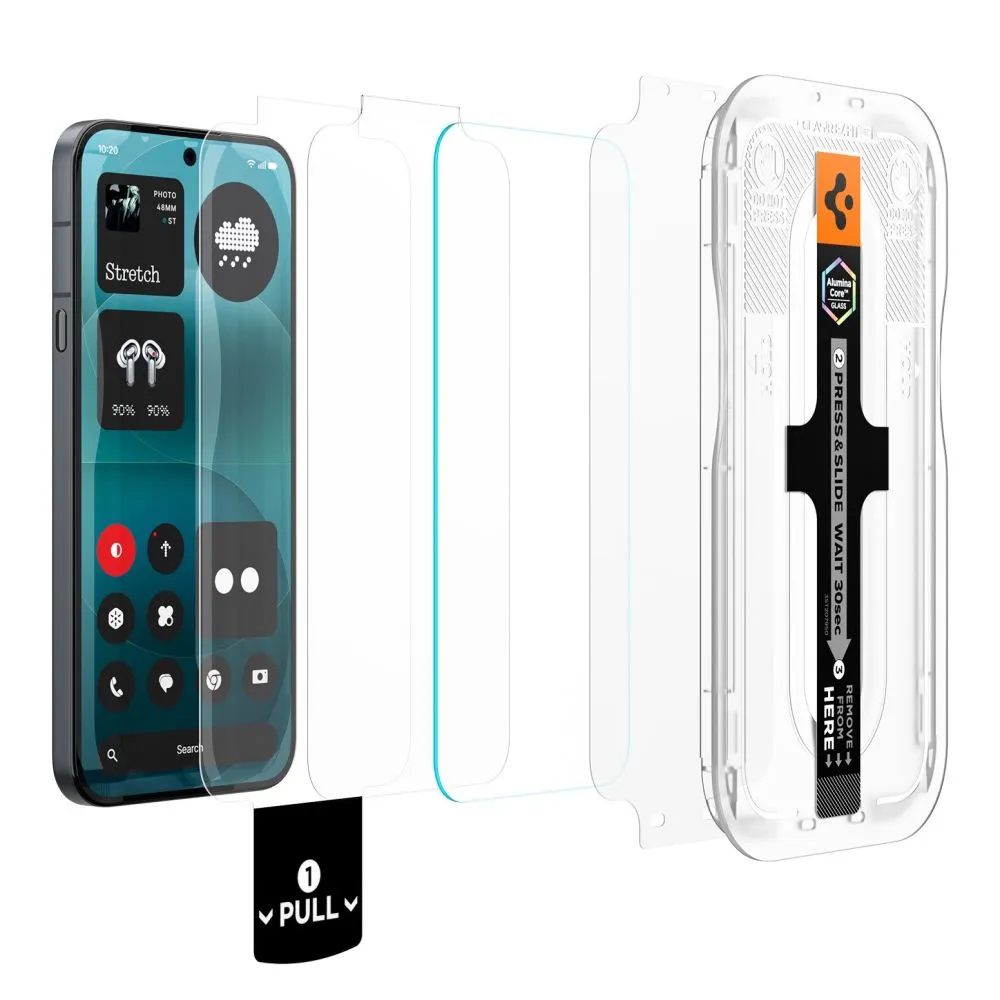 Nothing Phone 4A Pro Ekraanikaitsed  SPIGEN GLAS.TR EZ FIT PRO AC HD 2-PACK